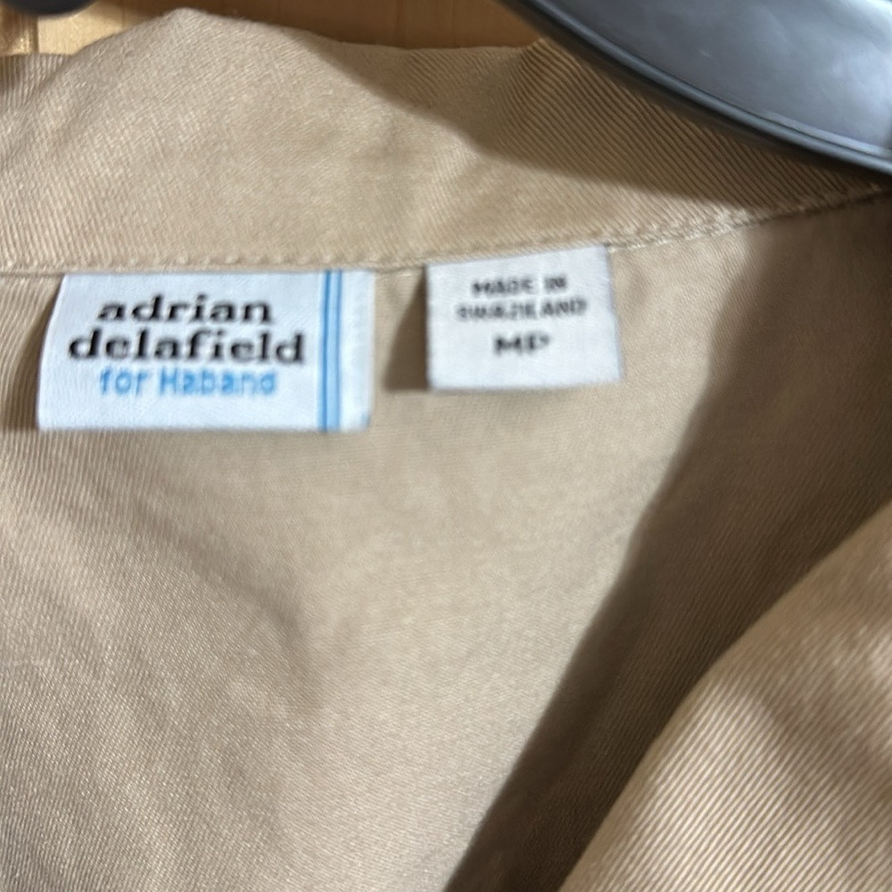 Vintage Adrian Delafield for Haband Beige Embroidered Pantsuit - Picture 3 of 8
